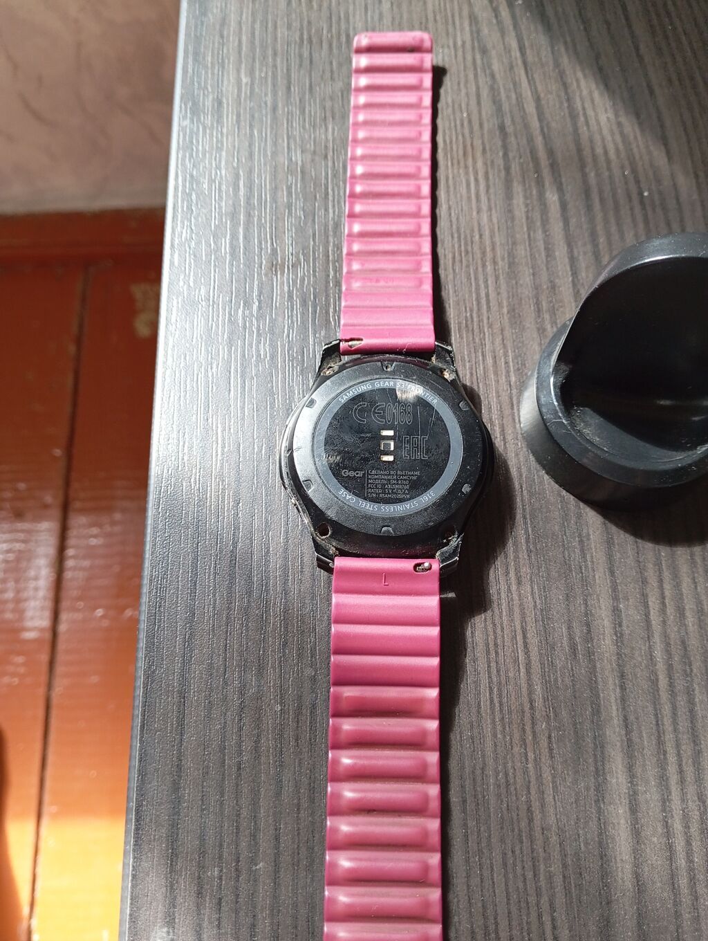 Samsung Gear S3 Frontier ağıllı saat + maqnitli şarj dok-u — Ağıllı saatlar, Bakı (6)