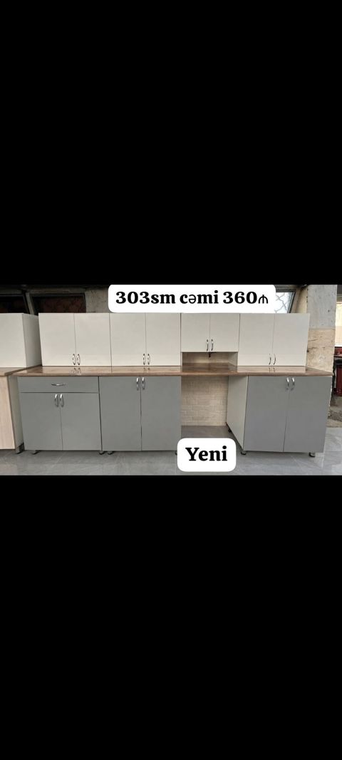 Yeni Metbex mebeli Satılır*‼ Hazır əldədir Qiymet 360 manat Olcusu — Bakı