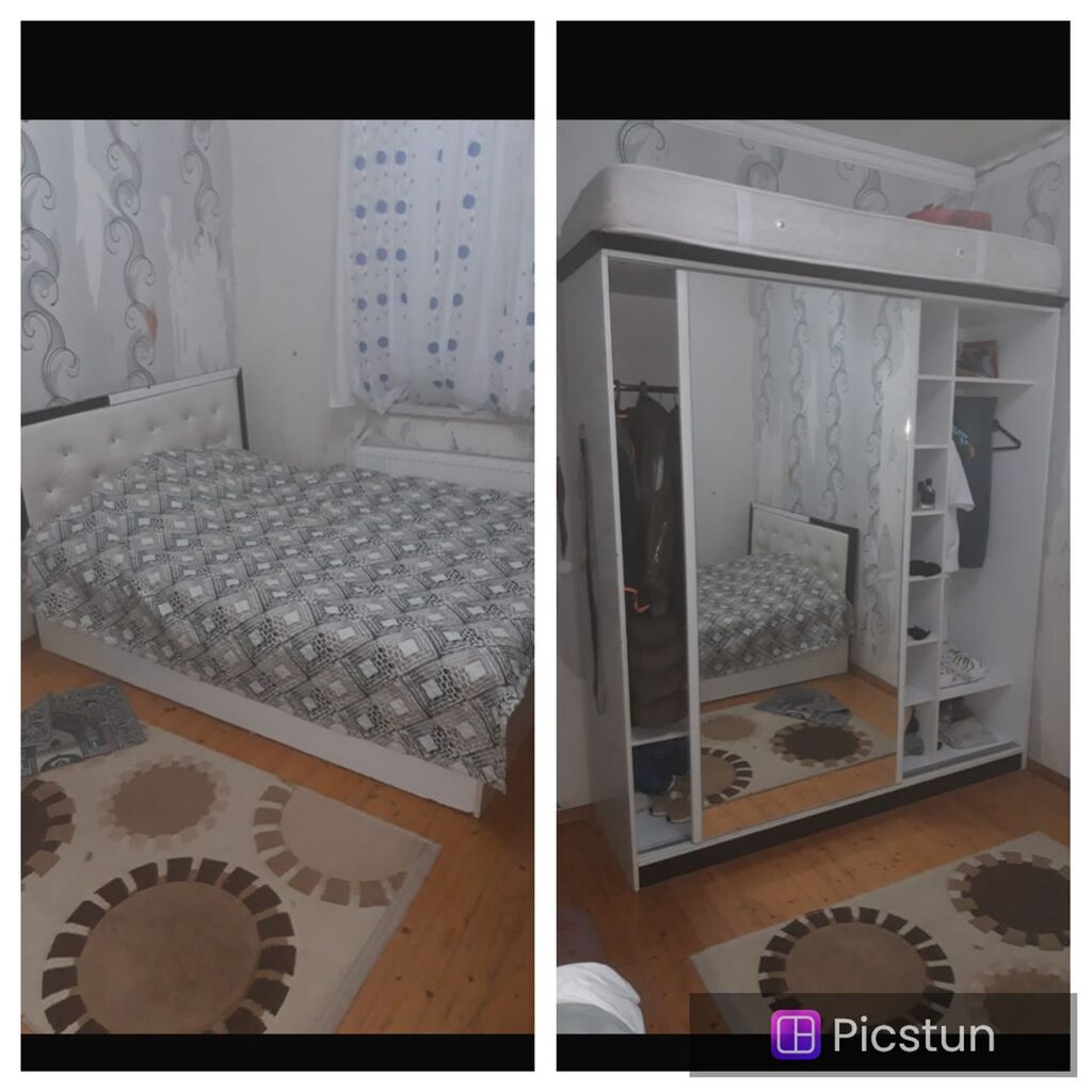 Dolab+taxd birgə satlır 150 azndi çıxmaldı qiymət sondu — Yataq otağı mobilya dəstləri, Bakı