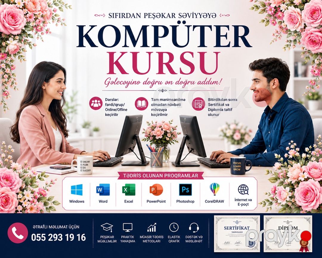 Komputer kursu — Kompüter kursları, Bakı (3)