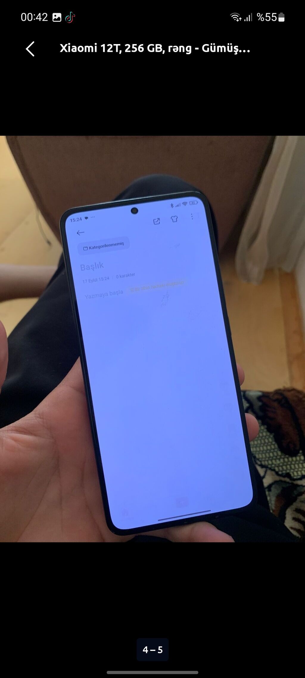 Xiaomi 12T, 256 GB, rəng - Boz, Sensor, Barmaq izi — Xiaomi, Bakı (3)
