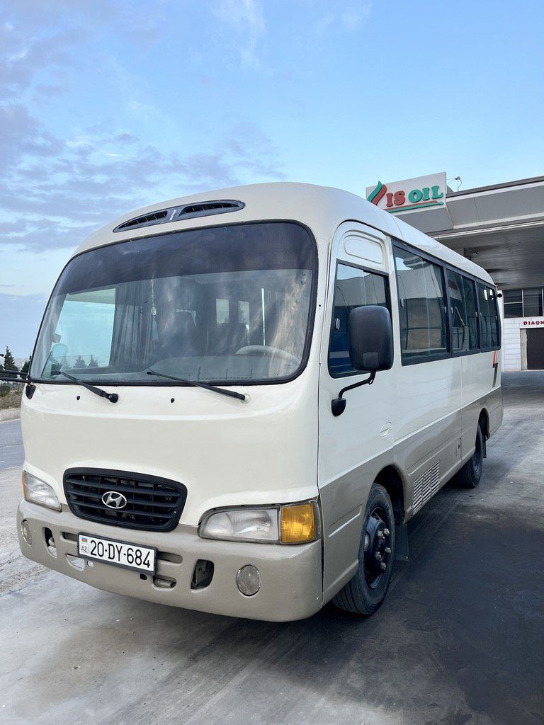 Hyundai County, 4.3 L, 1998 il, 600 000 km — Avtobus, Bakı (5)