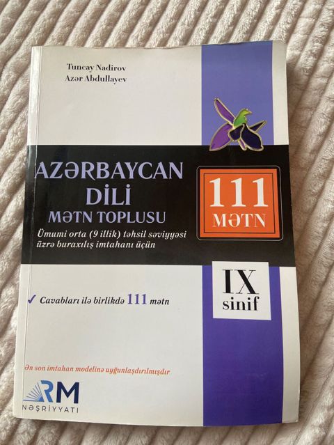 Məhsul: “Azərbaycan dili – Mətn toplusu (111 mətn), IX sinif” — Bakı