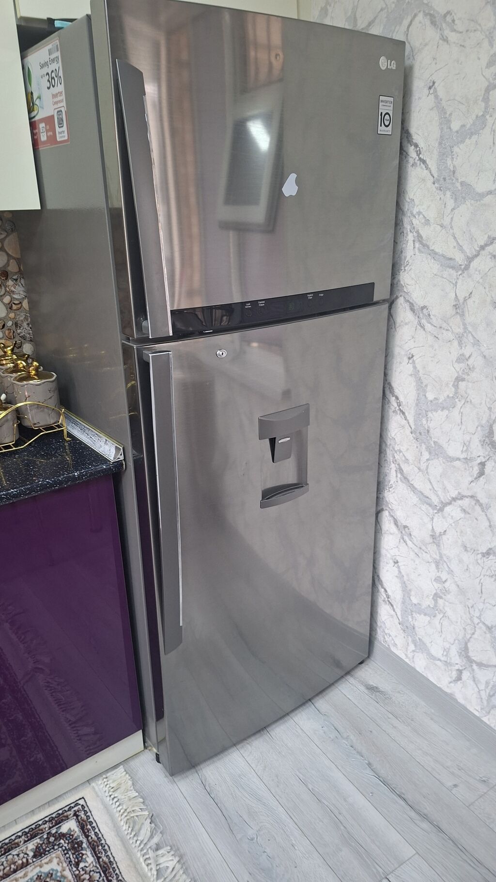 LG ikikameralı soyuducu (üst dondurucu) - Brend/model: LG, Inverter — Soyuducular, Masazır (3)