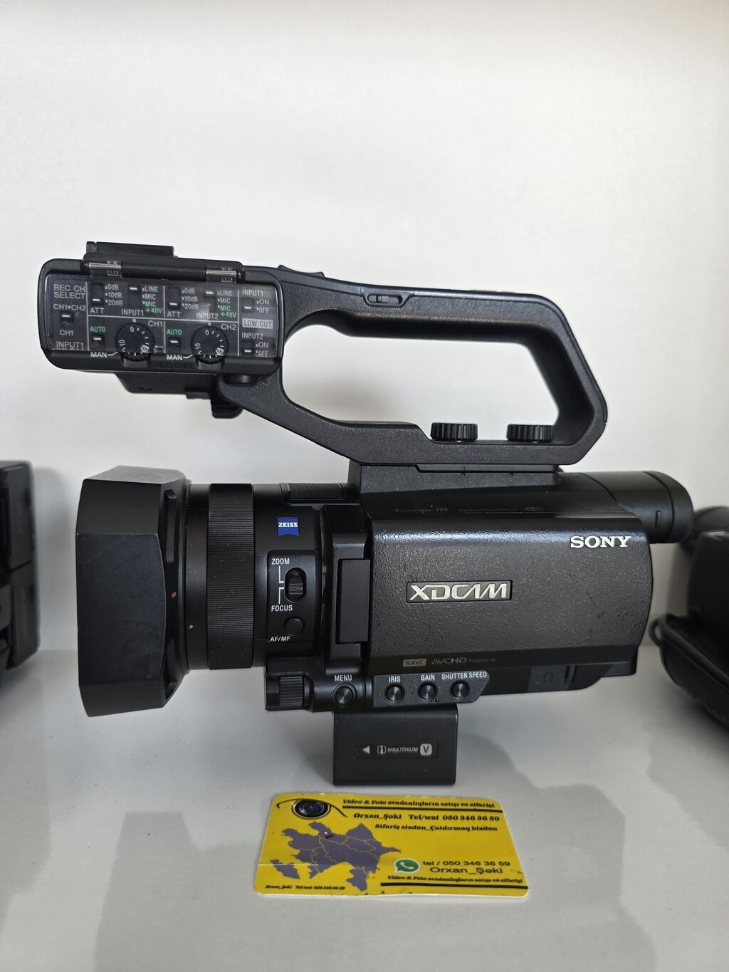 Sony Xdcam X70 peşəkar video kamera Üzərində 2 batareka adaptr və — Video kamera, Şəki