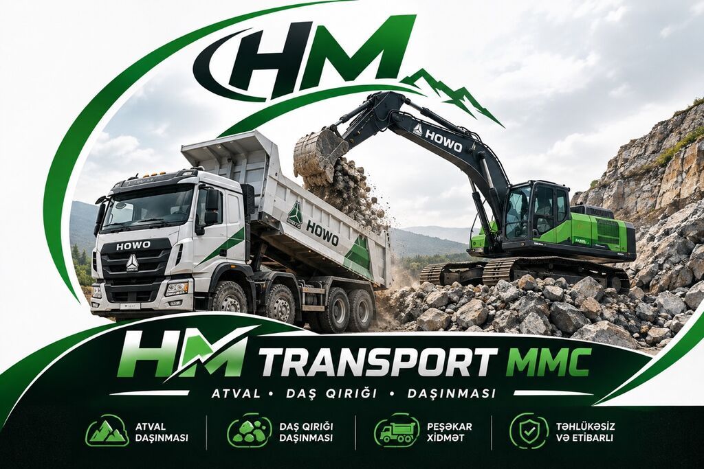 HM Transport MMC – Atval və daş qırığı daşınması xidməti - Atval — Yük daşıma xidmətləri, Sanqaçal