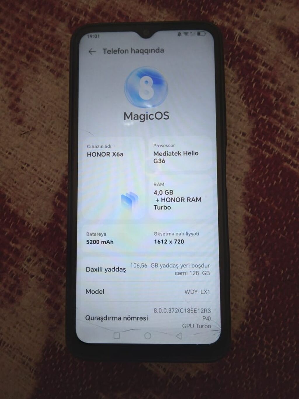 Honor X6a, 128 GB, rəng - Ağ — Honor, Bakı (2)