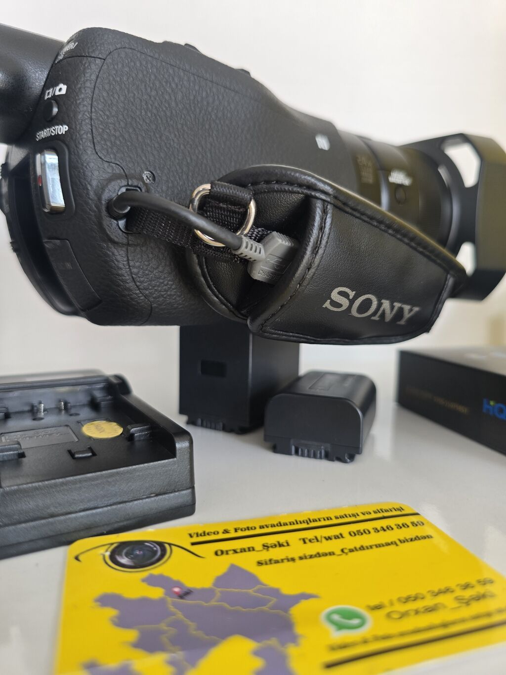 Sony CX900 FullHD 1920/1080 video kamera. Gəlmədir Azərbaycanda — Video kamera, Şəki (8)