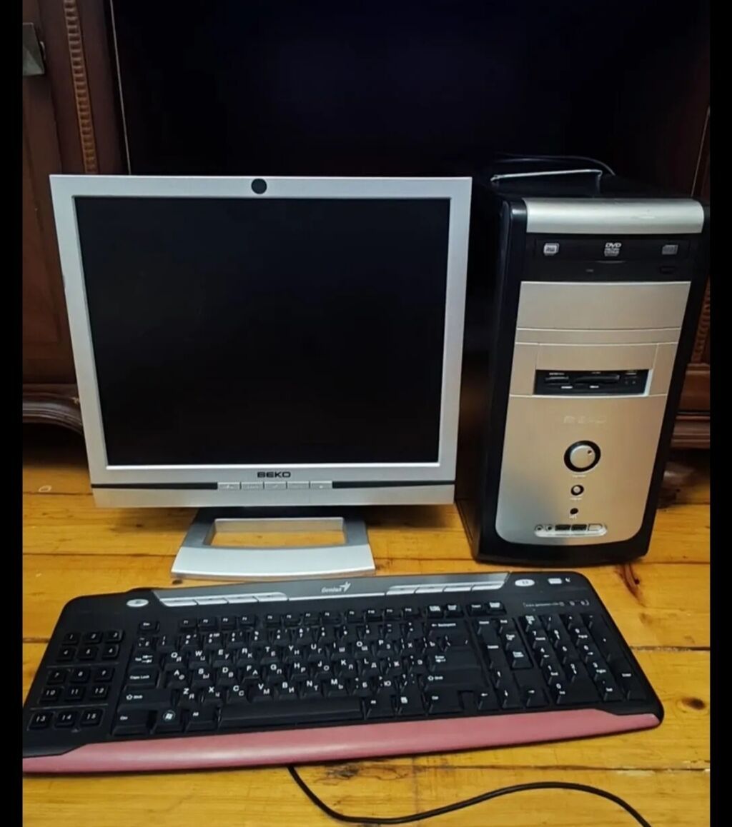 Masaüstü kompüter dəsti – Seko monitör + sistem bloku + klaviatura — Masaüstü kompüterlər, Bakı (2)