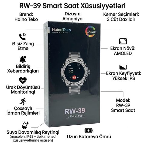 Kişi qol saatı RW-39 — Bakı