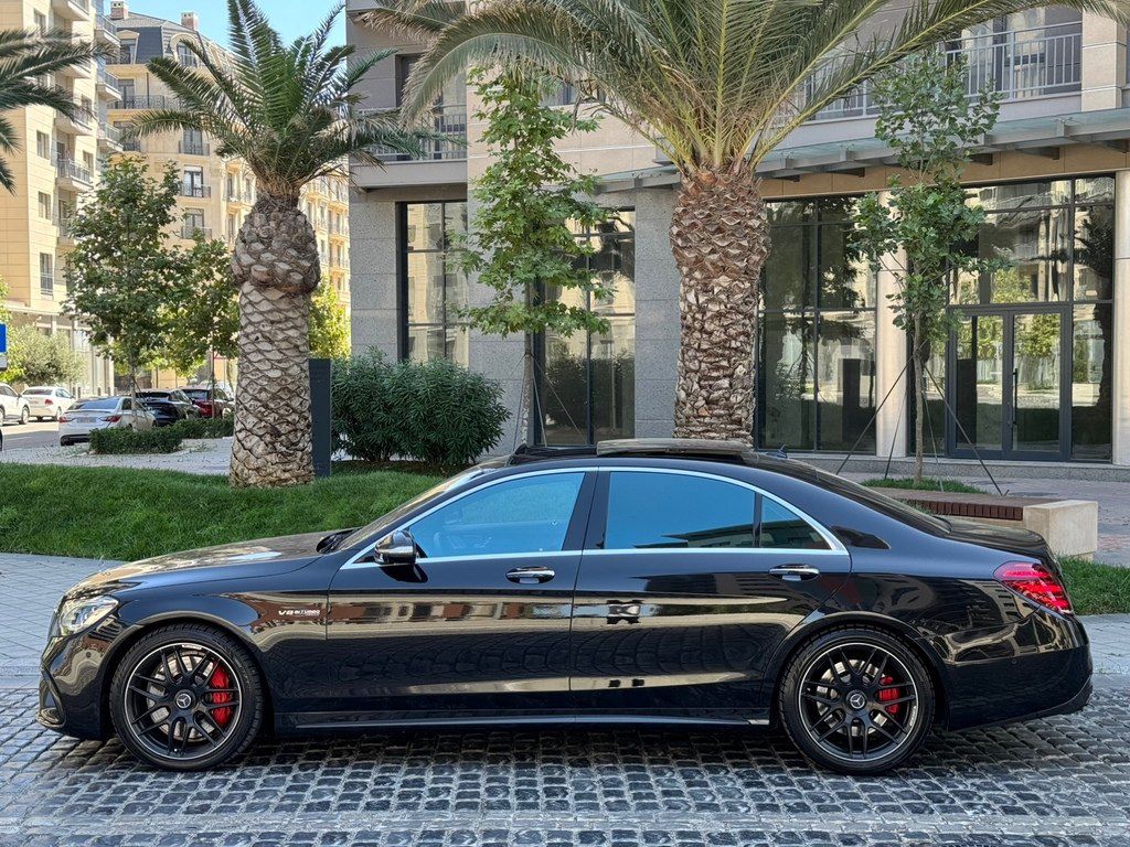 Mercedes S 63 AMG 4MATIC+, 4.0 L, 2018 il, 150 000 km — Avtomobillər, Bakı (10)