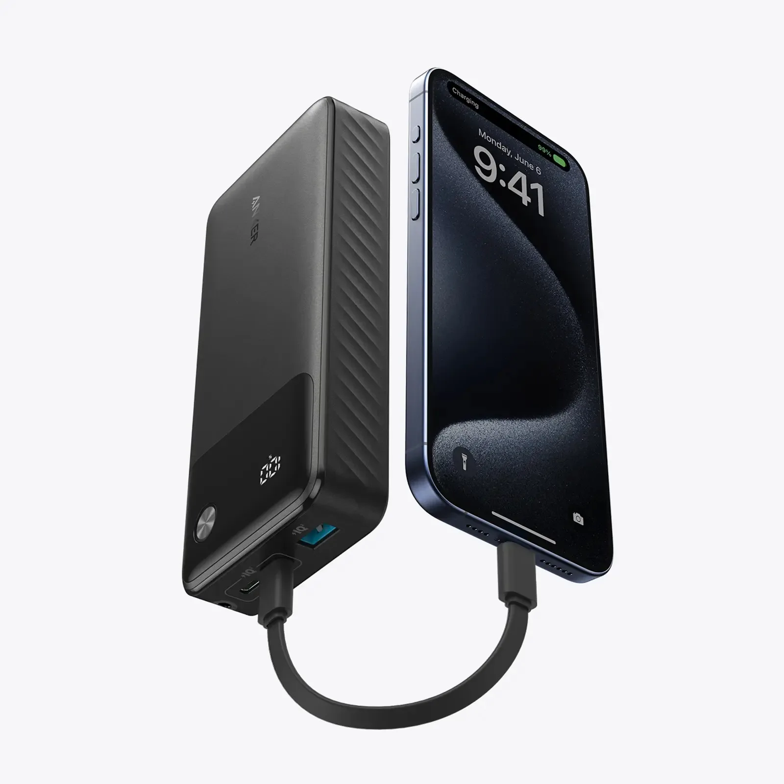 Power bank Anker A1384 20000mAh 30W (A1384H21) — Mallar, Bakı (2)