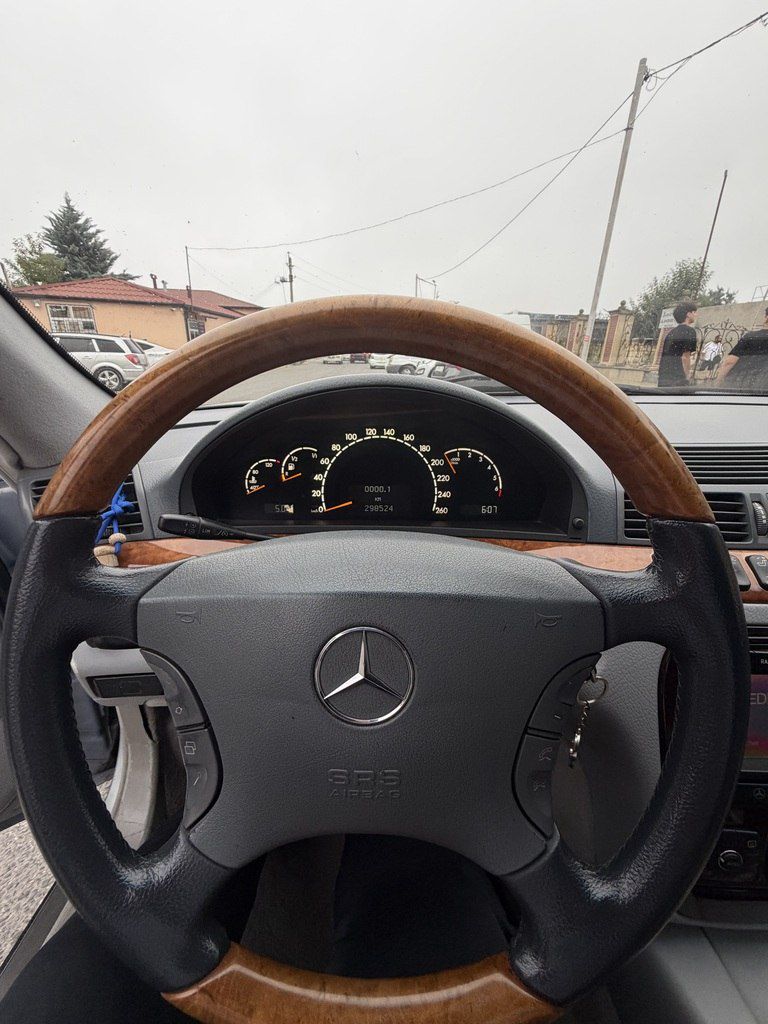 Mercedes S 320, 3.2 L, 1999 il, 298 542 km 77-EA-356 — Avtomobillər, Quba (5)