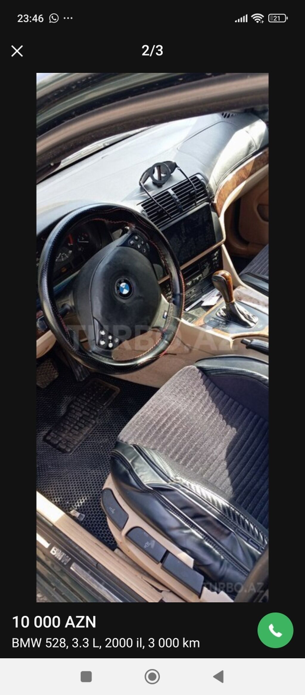 BMW 5 series: 3 l Sedan — Avtomobillər, Zərdab (9)