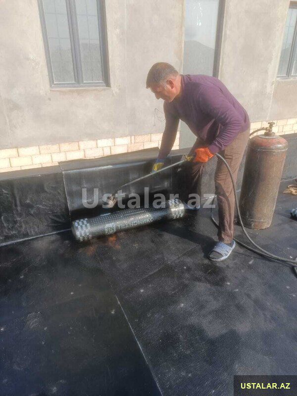 Tol və izolyasiya işləri — Dam və örtüklər, Bakı (4)