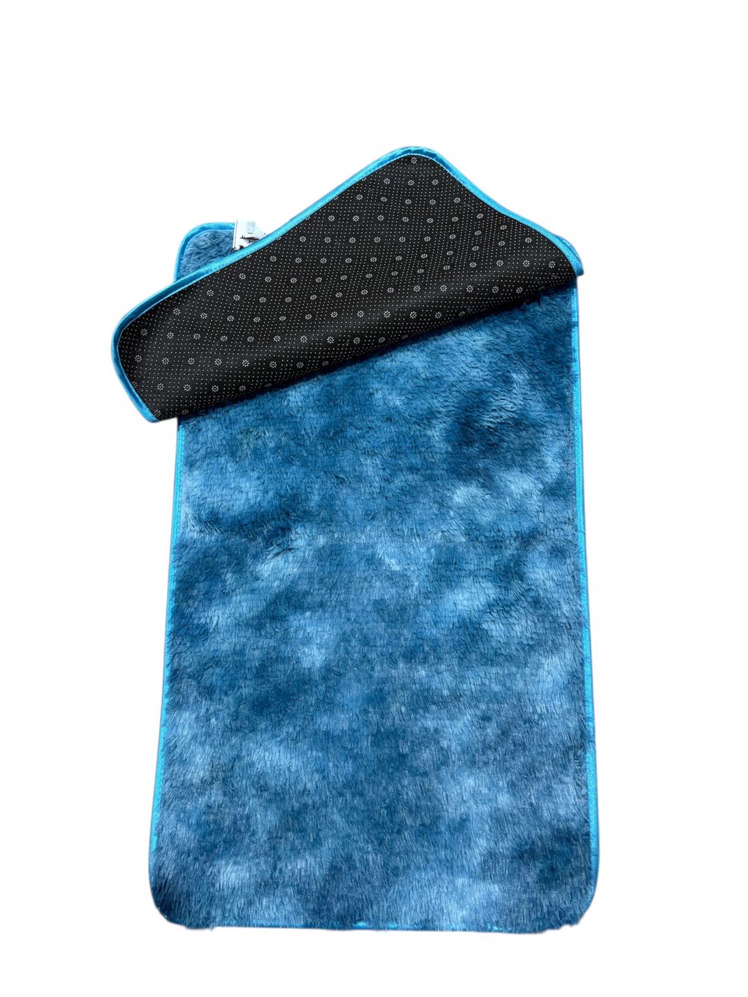 Hamam üçün xalça dəsti Sarra Home, tük, mavi, 60x100 sm, 2 əd — Mallar, Bakı (2)