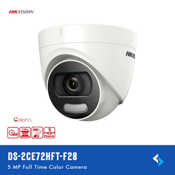 Müşahidə kamerası Hikvision DS-2CE72HFT-F28 2.8mm — Mallar, Bakı (3)