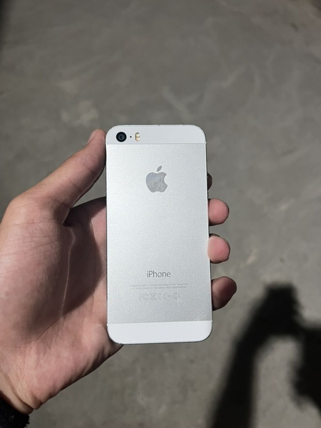 IPhone 5s, 16 GB, White Titanium, Barmaq izi — Apple iPhone, Digah (2)