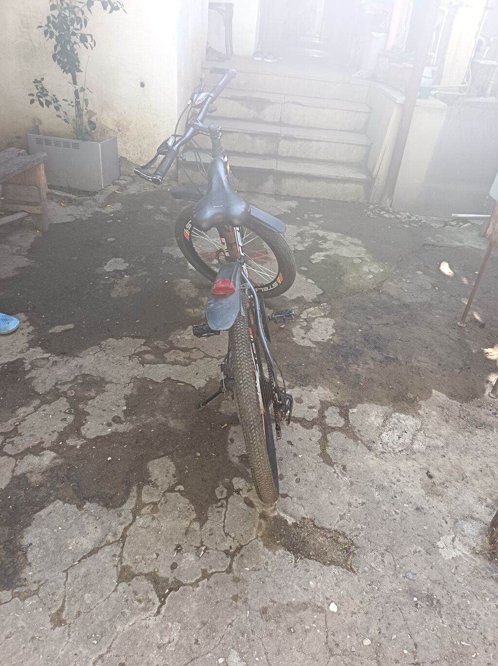 Stels Ridley velosiped - Çərçivə: yüngül lehimli, qara-qırmızı-sarı — Dağ velosipedləri, Bakı (4)