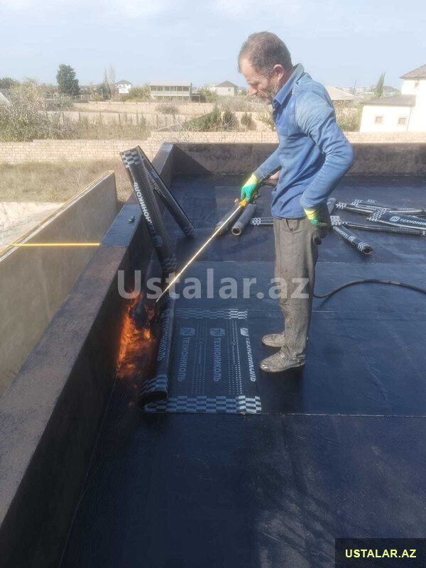 Tol və izolyasiya işləri — Dam və örtüklər, Bakı (10)