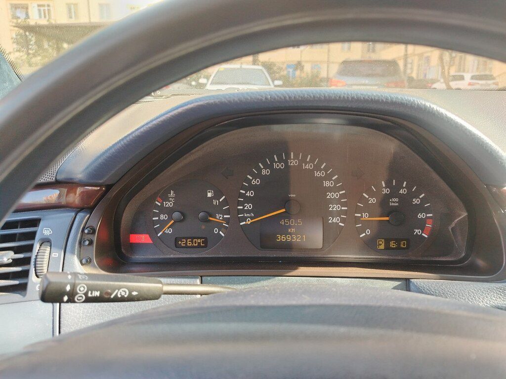 Mercedes E 240, 2.4 L, 2000 il, 369 321 km — Avtomobillər, Bakı (12)