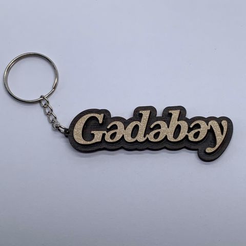 Brelok Gədəbəy, taxta — Bakı
