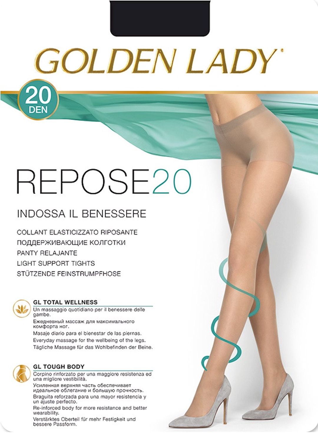 Kolqotqa Golden Lady Repose, 20den, qara, ölçü 3(M) — Mallar, Bakı