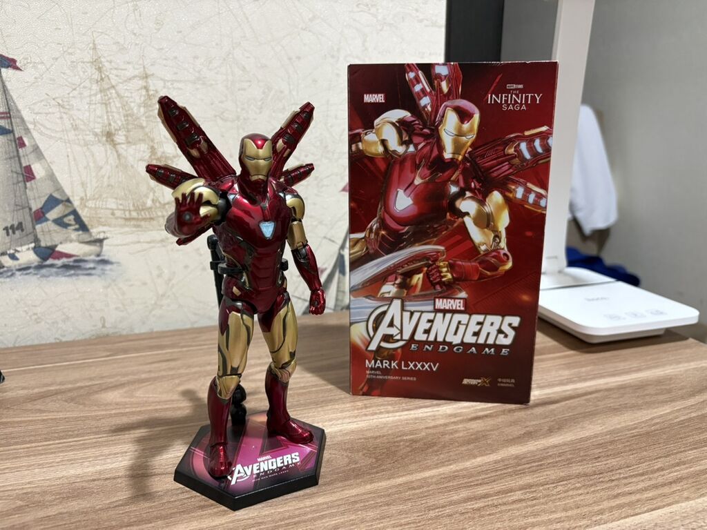 Marvel kolleksiya fiqurları seti - Iron Man Mark Lxxxv (Avengers — Oyuncaq figuraları, Xırdalan (6)
