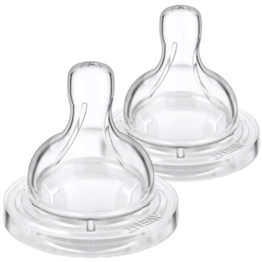 Qidalanma üçün əmzik dəsti Philips Avent Anti-colic SCY764/02, silikon, şəffaf, 6+ ау, 2 əd — Mallar, Bakı (2)