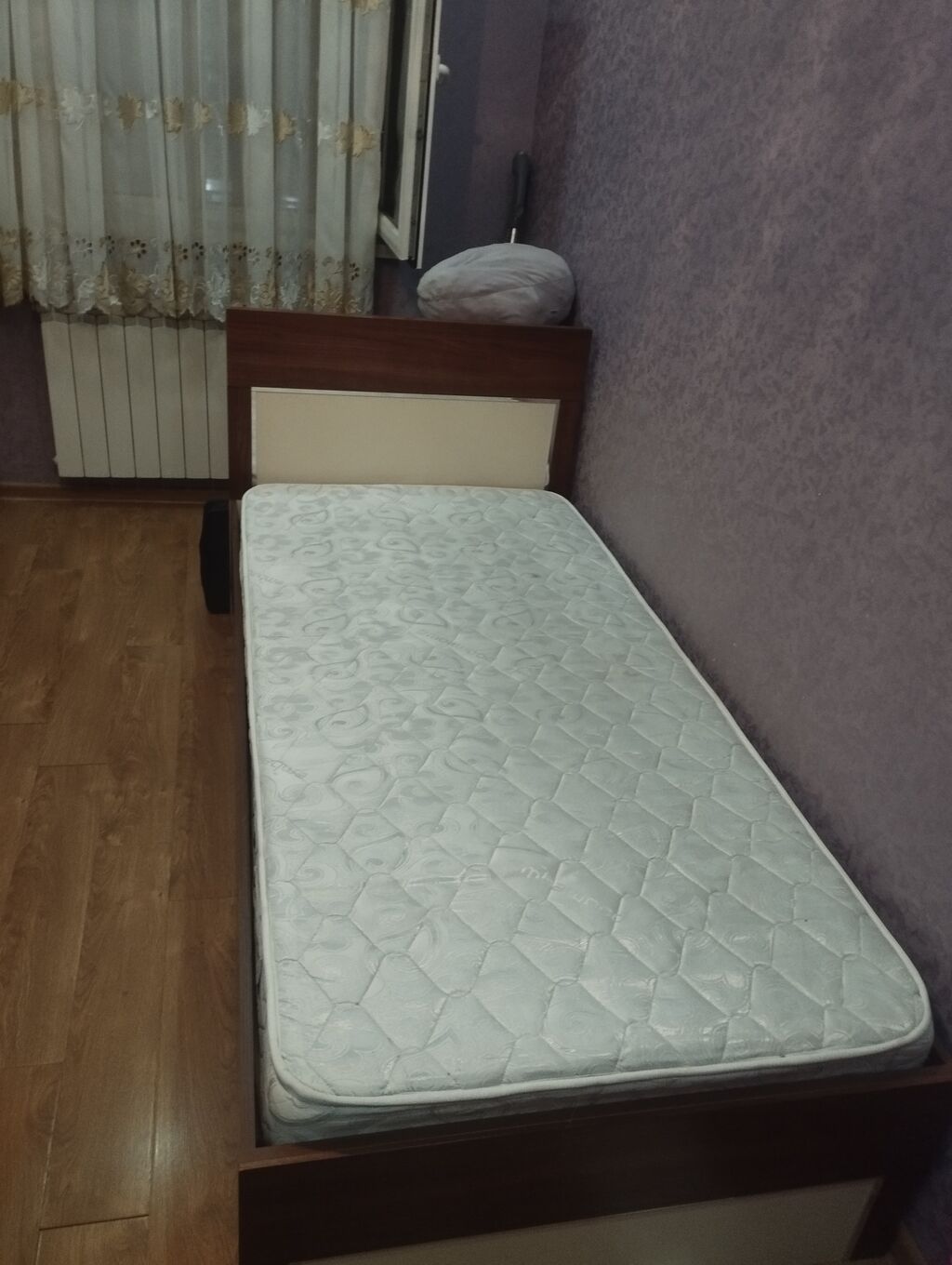Tək nəfərlik çarpayı və döşək dəsti - Ölçü: təxmini 90x190 sm (tək — Yataqlar, Bakı (3)