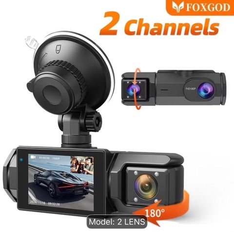 Vidio registatır Foxgod C309 ikikanallı avto‑videoqeydiyyatçı — Gəncə