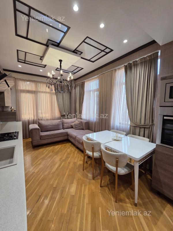 Kirayə 3 otaqlı Bina evi menzil (Yeni tikili), 140 m², Nəsimi rayonu — Mənzil, Bakı (7)