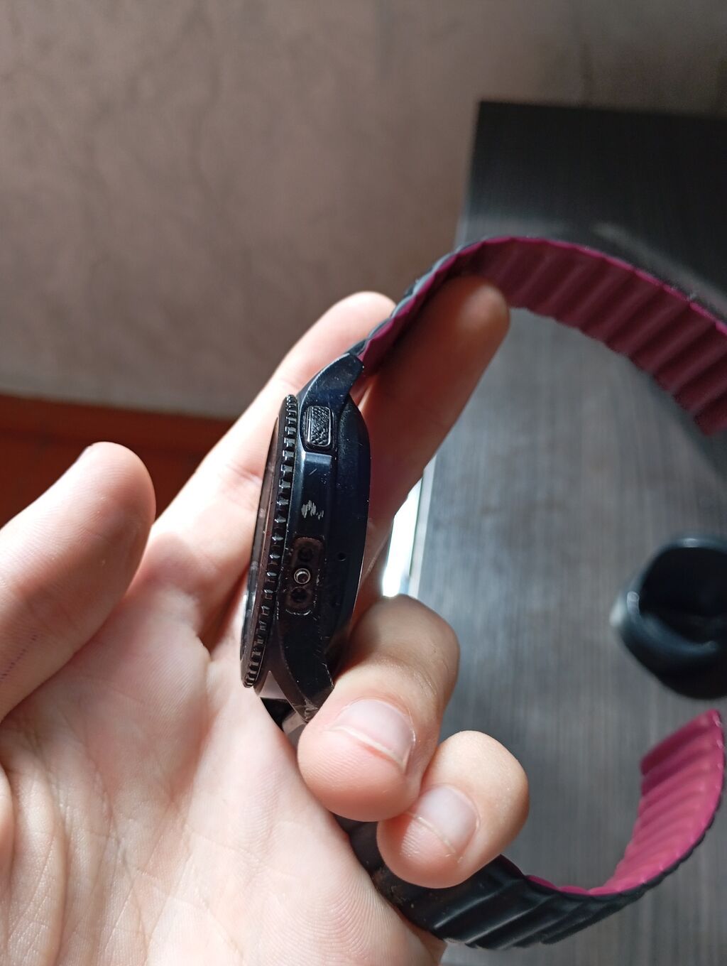 Samsung Gear S3 Frontier ağıllı saat + maqnitli şarj dok-u — Ağıllı saatlar, Bakı (4)