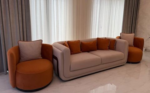 Tecılı Divan + 2 kreslo dəsti Dəst: 1 ədəd geniş 3 nəfərlik divan — Bakı