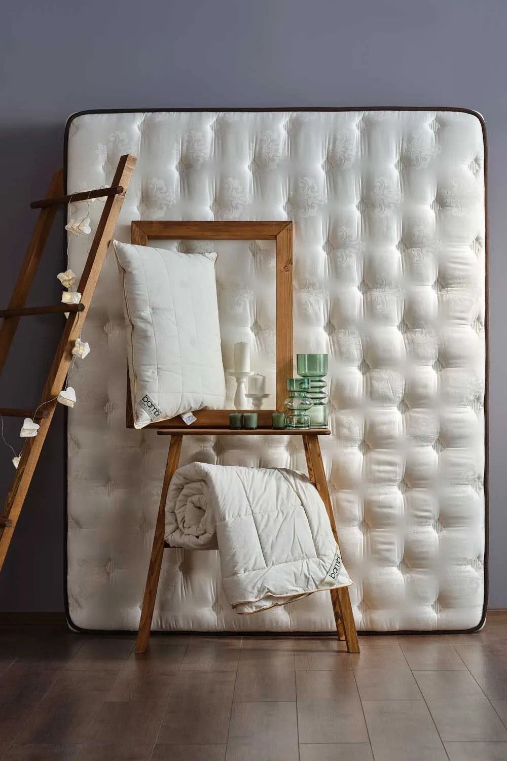 Yastıq Bambi Yatak Kapok, pambıq/kapok, bej, 50x70 sm — Mallar, Bakı (3)