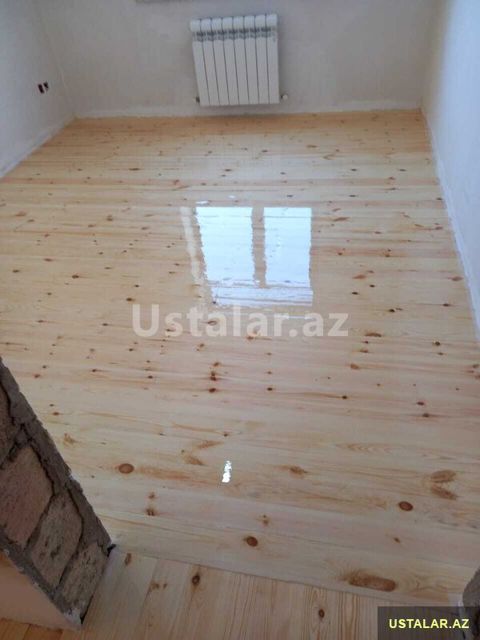 Polun laklanması və yonulması — Bakı
