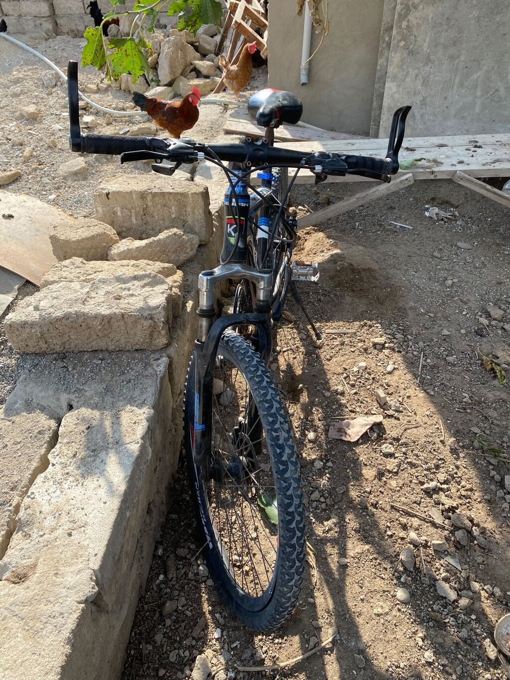 Dağ/trek velosipedi - Çərçivə: yüngül alaşımlı, Gıant loqolu qara — Dağ velosipedləri, Bakı