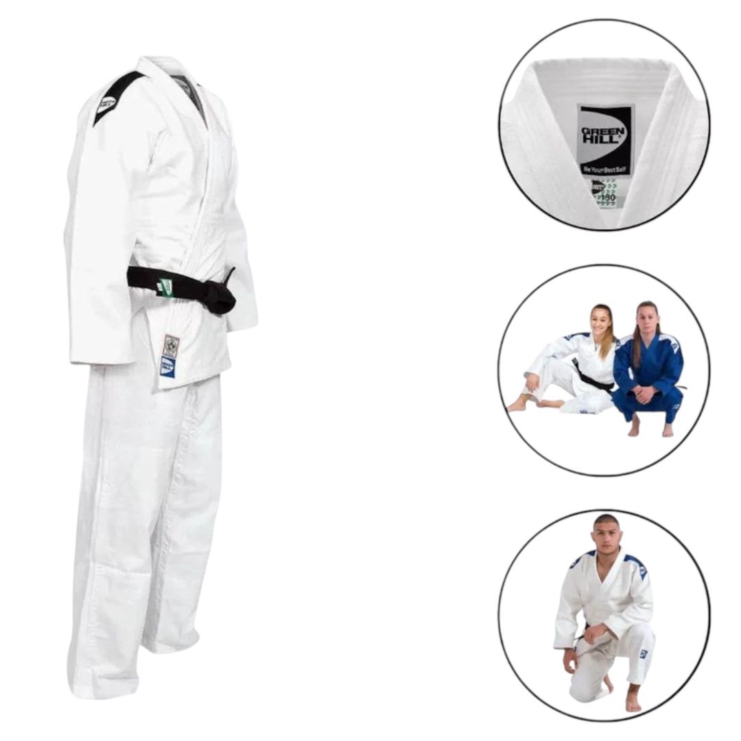 Kimono Green Hill WS2440, ağ, parça, ölçü 170 — Mallar, Bakı
