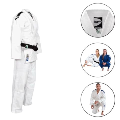 Kimono Green Hill WS2440, ağ, parça, ölçü 170 — Bakı