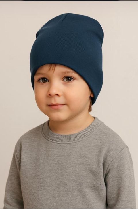 Papaq 2872077, Göy, Pambıq, ölçü 2-5 yaş — Bakı