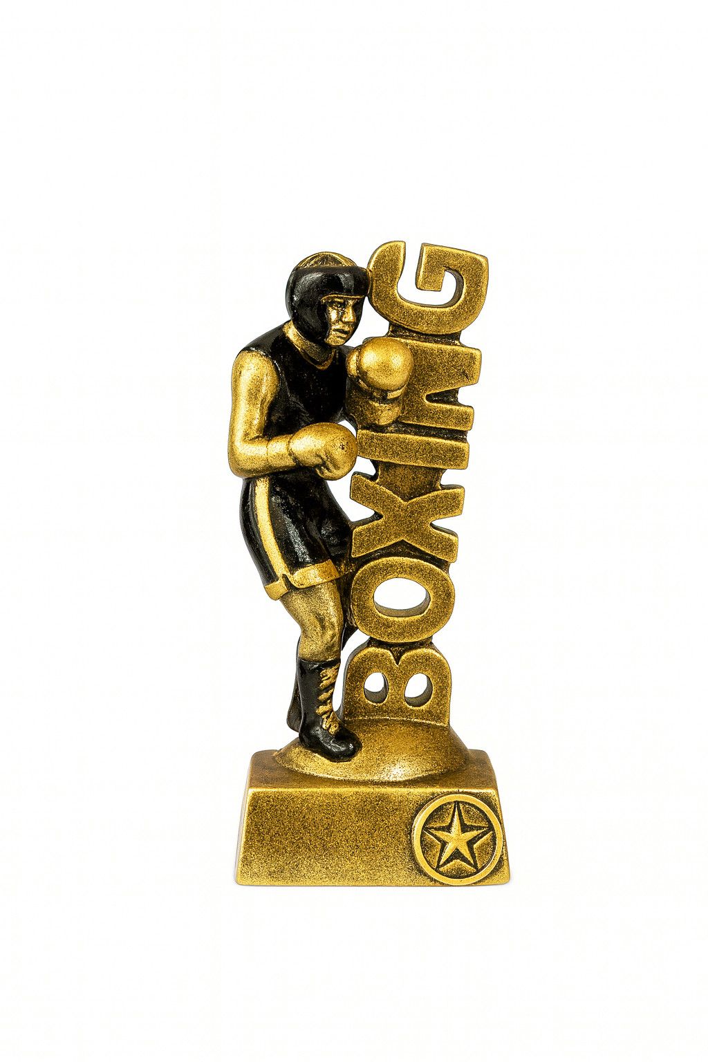 İdman suvenir Boxing, qızılı, 18 sm — Mallar, Bakı