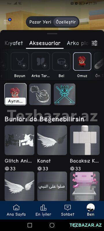 Roblox hesabı üzbəüz ələ verilir güvənlidir — Oyunlar, konsollər və proqramlar, Bakı (4)