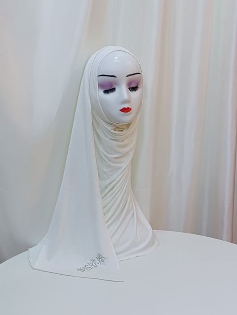 Хиджаб Kashkha, Хлопок, Кремовый, One size — Bakı