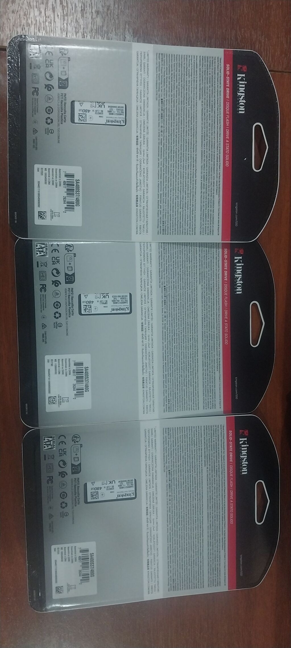 Kingston A400 480GB SSD (SA400S37/480G) Təzədir qutusu açılmayıb — Sabit diskləri, Digah (2)