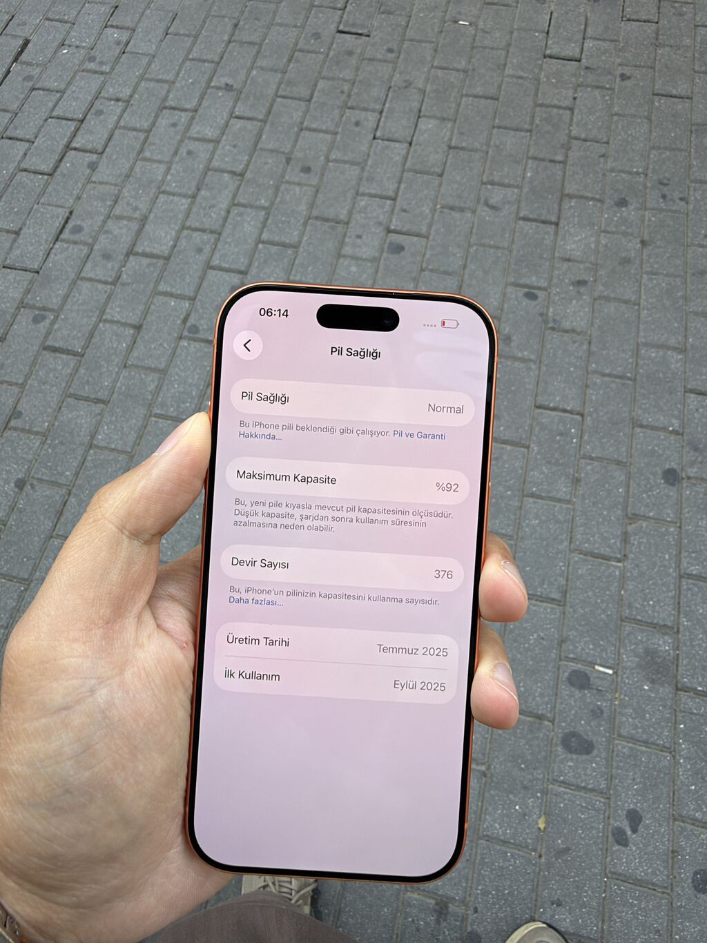 IPhone 17 Pro, 256 GB, Narıncı, Zəmanət, Face ID, Sənədlərlə — Apple iPhone, Bakı (6)