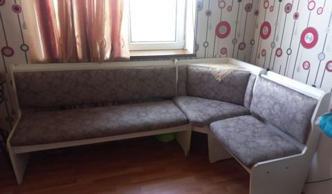 Mətbəx üçün künc divan dəsti - L‑formal künc quruluşu: bir uzun — Bakı