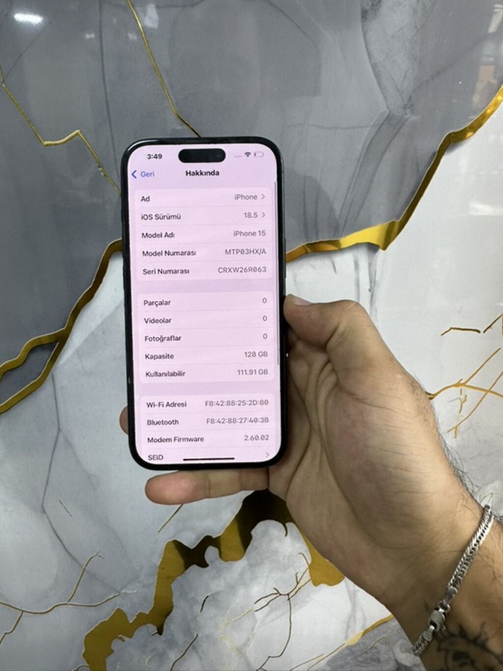 IPhone 15, 128 GB, Qara — Apple iPhone, Bakı (2)