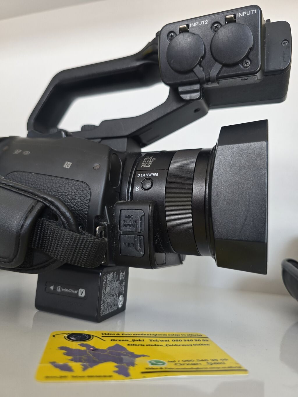 Sony Xdcam X70 peşəkar video kamera Üzərində 2 batareka adaptr və — Video kamera, Şəki (10)