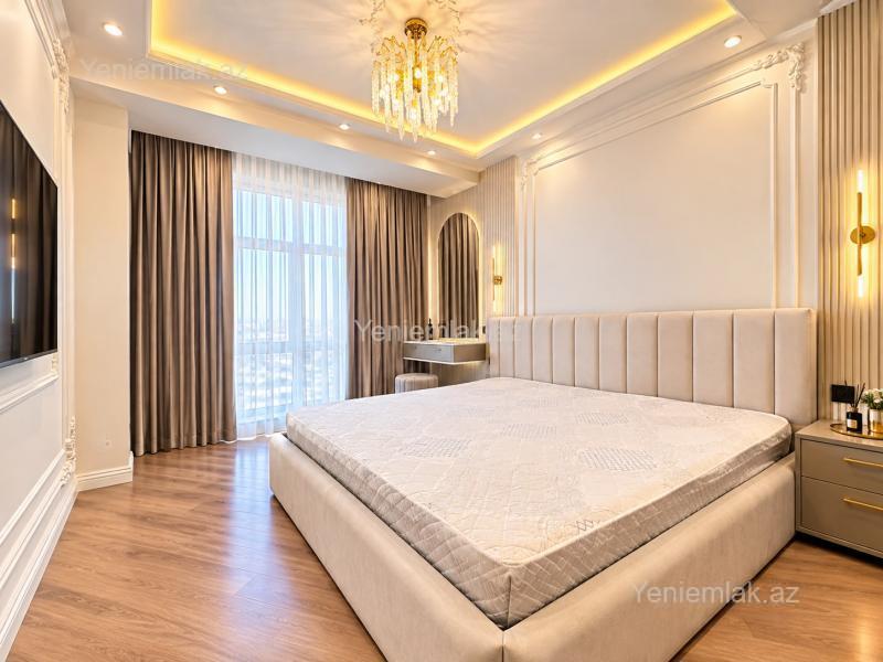 Kirayə 4 otaqlı Bina evi menzil (Yeni tikili), 160 m², Nərimanov rayonu — Mənzil, Bakı (5)
