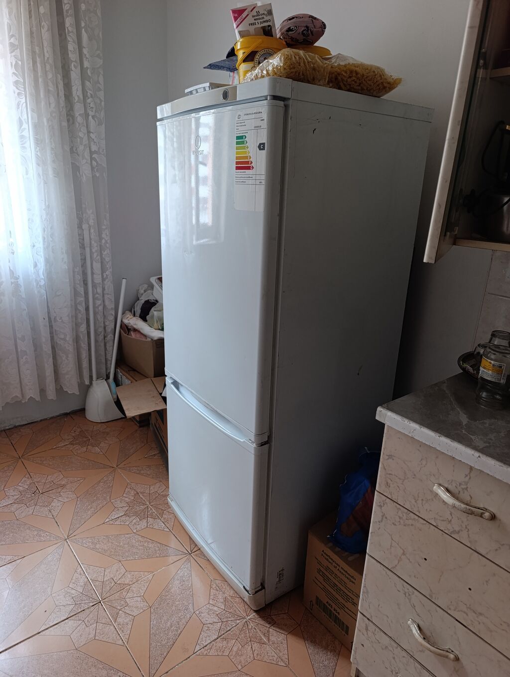 İşlənmiş 2 qapılı Indesit Soyuducu Satılır, rəng - Ağ — Soyuducular, Bakı (3)